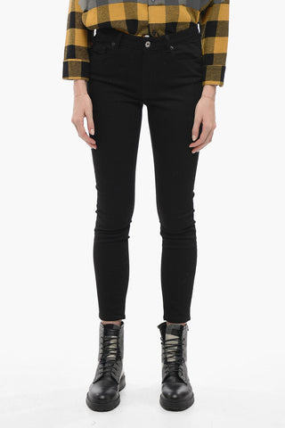 Cotton Blend Skinny Fit Denims with Belt Loops 13cm