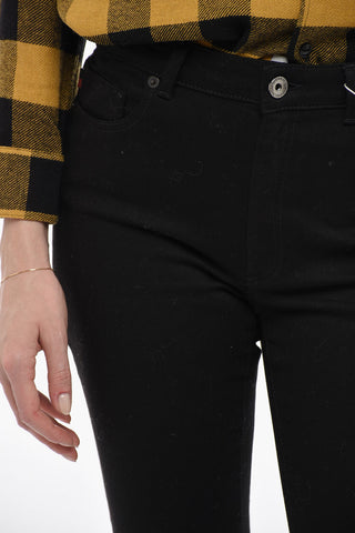 Cotton Blend Skinny Fit Denims with Belt Loops 13cm