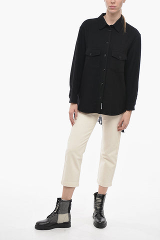 Wool ALASKAN Shirt with Fringe