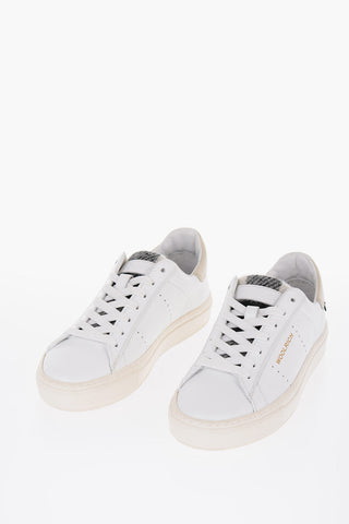 Leather W'S ALL AROUND Low Top Sneakers with Contrasting Detail