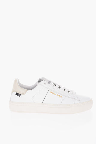 Leather W'S ALL AROUND Low Top Sneakers with Contrasting Detail