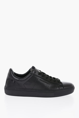 Leather ALL AROUND Low-Top Sneakers with Textured Leather detail