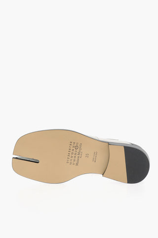 MM22 Two Tone Leather Tabi Loafers