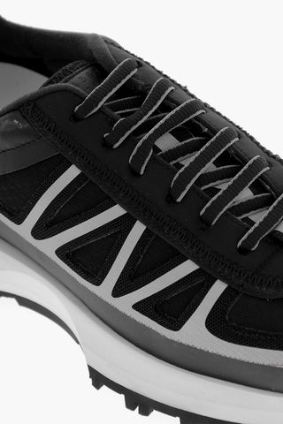 MM22 Lace-up Sneakers with Two-toned Detail