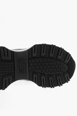 MM22 Lace-up Sneakers with Two-toned Detail