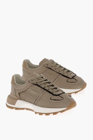 MM22 Sneakers Allacciate con Dettaglio Sfrangiato