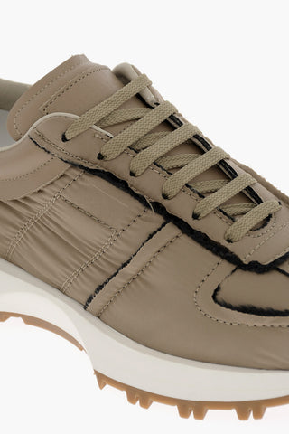 MM22 Sneakers Allacciate con Dettaglio Sfrangiato