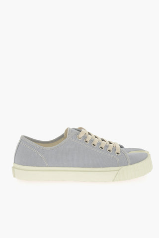 MM22 Canvas Tabi Sneakers with Rubber Sole