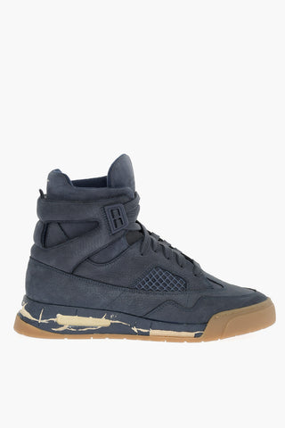 MM22 Lace-up Suede Sneakers with Lived-in Sole