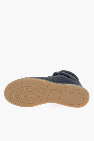 MM22 Lace-up Suede Sneakers with Lived-in Sole