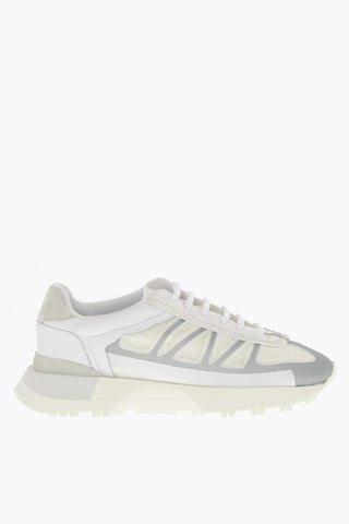 MM22 Low-Top Sneaker aus zweifarbigem Stoff