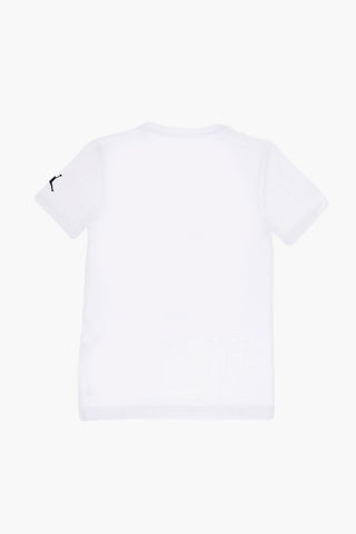 AIR JORDAN 23 T-shirt Girocollo con Maxi Logo in Rilievo