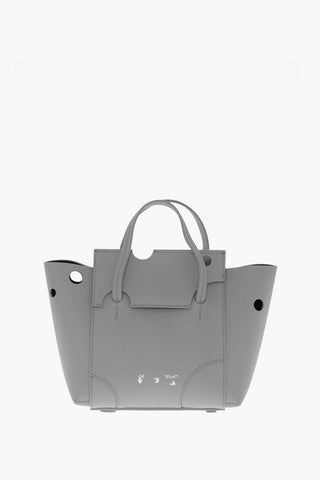 Leather BURROW Tote Bag with Cut-Out Details