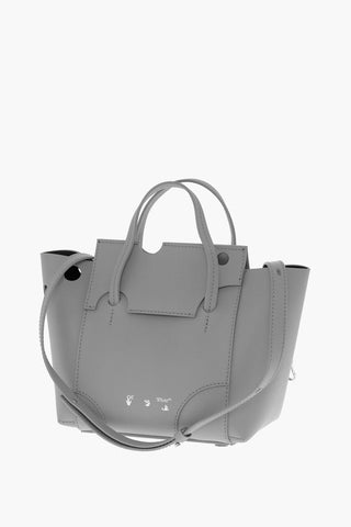 Leather BURROW Tote Bag with Cut-Out Details