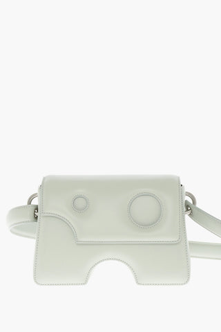 Leather BURROW Crossbody Bag with Cut-Out Details