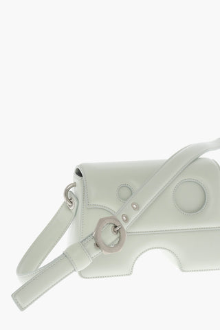 Leather BURROW Crossbody Bag with Cut-Out Details