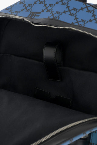 Gradient Effect Backpack with Logo and Leather Trim