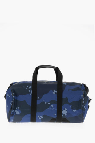 Camouflage Motif Travel Duffle Bag 