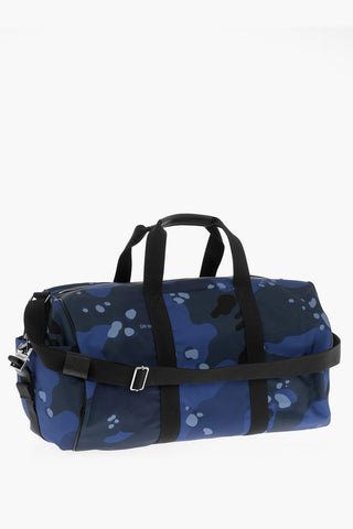 Camouflage Motif Travel Duffle Bag
