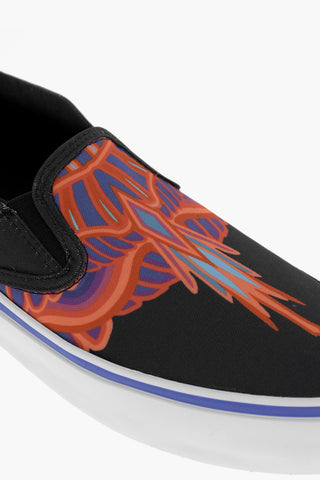 Canvas CURVES WINGS Slip On Sneakers