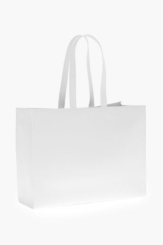Leather DIAG HYBRID Tote Bag with Removable Shoulder Strap
