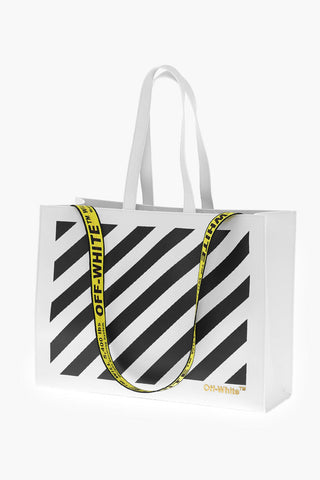 Leather DIAG HYBRID Tote Bag with Removable Shoulder Strap