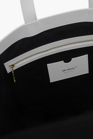 Leather DIAG HYBRID Tote Bag with Removable Shoulder Strap