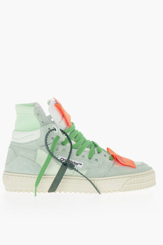Suede and Canvas 3.0 OFF COURT High-Top Sneakers with Contrasting Details