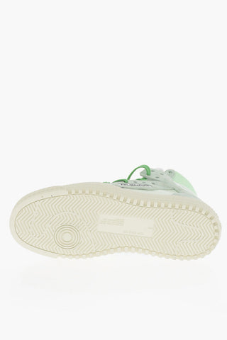 Suede and Canvas 3.0 OFF COURT High-Top Sneakers with Contrasting Details