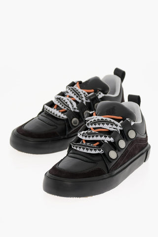 Sneakers Basse TICINELLA in Pelle con Maxi Lacci