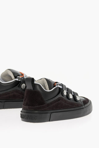 Sneakers Basse TICINELLA in Pelle con Maxi Lacci
