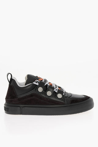 Sneakers Basse TICINELLA in Pelle con Maxi Lacci