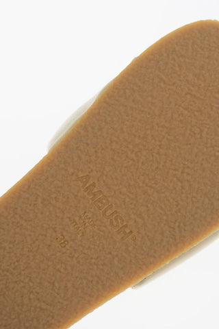 무지 가죽 슬라이드