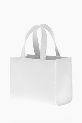 Leather DIAG HYBRID Mini Bag with Golden Logo