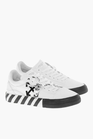 Sneakers in Canvas con Dettagli a Contrasto