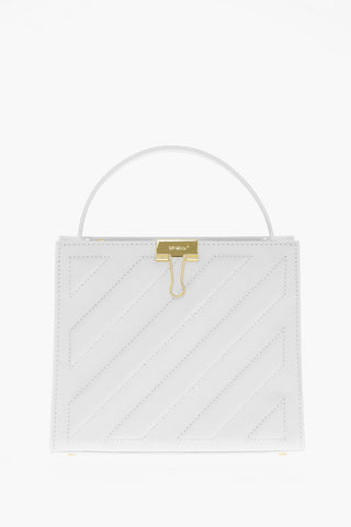 Leather CROSS Tote Bag with Golden Details
