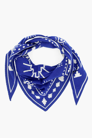 Sciarpa Triangolare a Fantasia Paisley