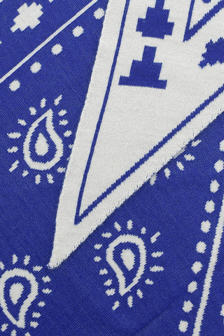 Sciarpa Triangolare a Fantasia Paisley