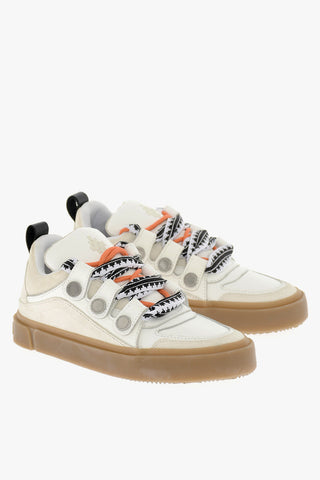 Suede and Leather TICINELLA Low-Top Sneakers with Contrast Sole