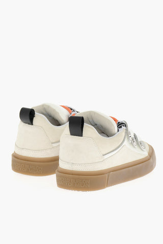 Suede and Leather TICINELLA Low-Top Sneakers with Contrast Sole