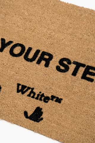 HOME Coconut Fiber Doormat with Contrasting Details