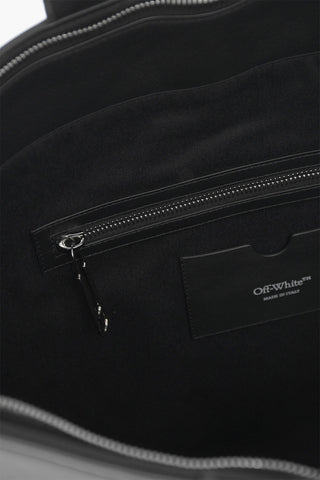 Leather HARD CORE Tote Bag with Removable Shoulder Strap
