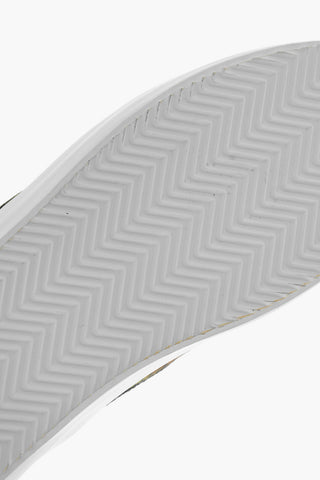 Canvas Slip On Sneakers with Iconic Print