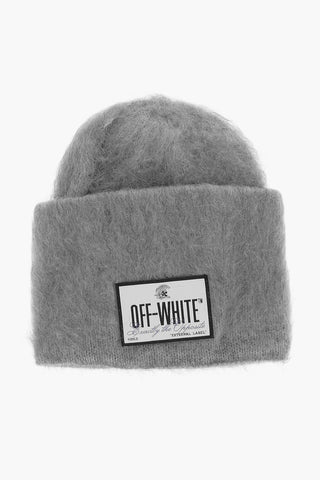 Mohair Blend WAVE TAG Beanie Cap
