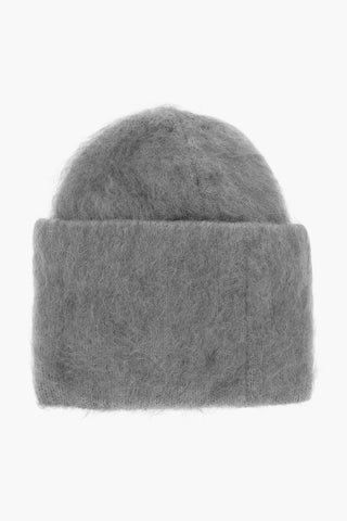 Mohair Blend WAVE TAG Beanie Cap