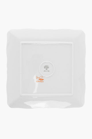 GINORI Ceramic TRAYWHITE Squared Plate