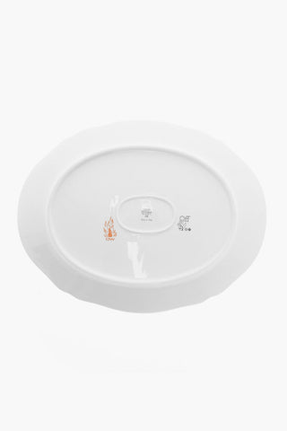 GINORI Printed Porcelain Plate