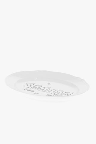 GINORI Printed Porcelain Plate