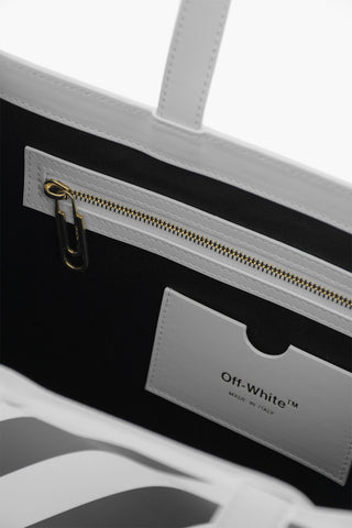 Leather Printed Tote Bag