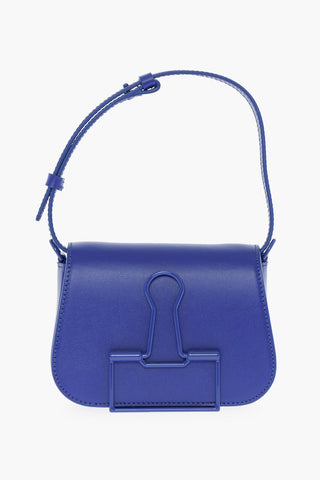 Solid Color Leather SKELETON BINDER Shoulder Bag